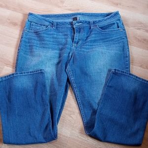 Womens Apt 9 blue jeans plus size